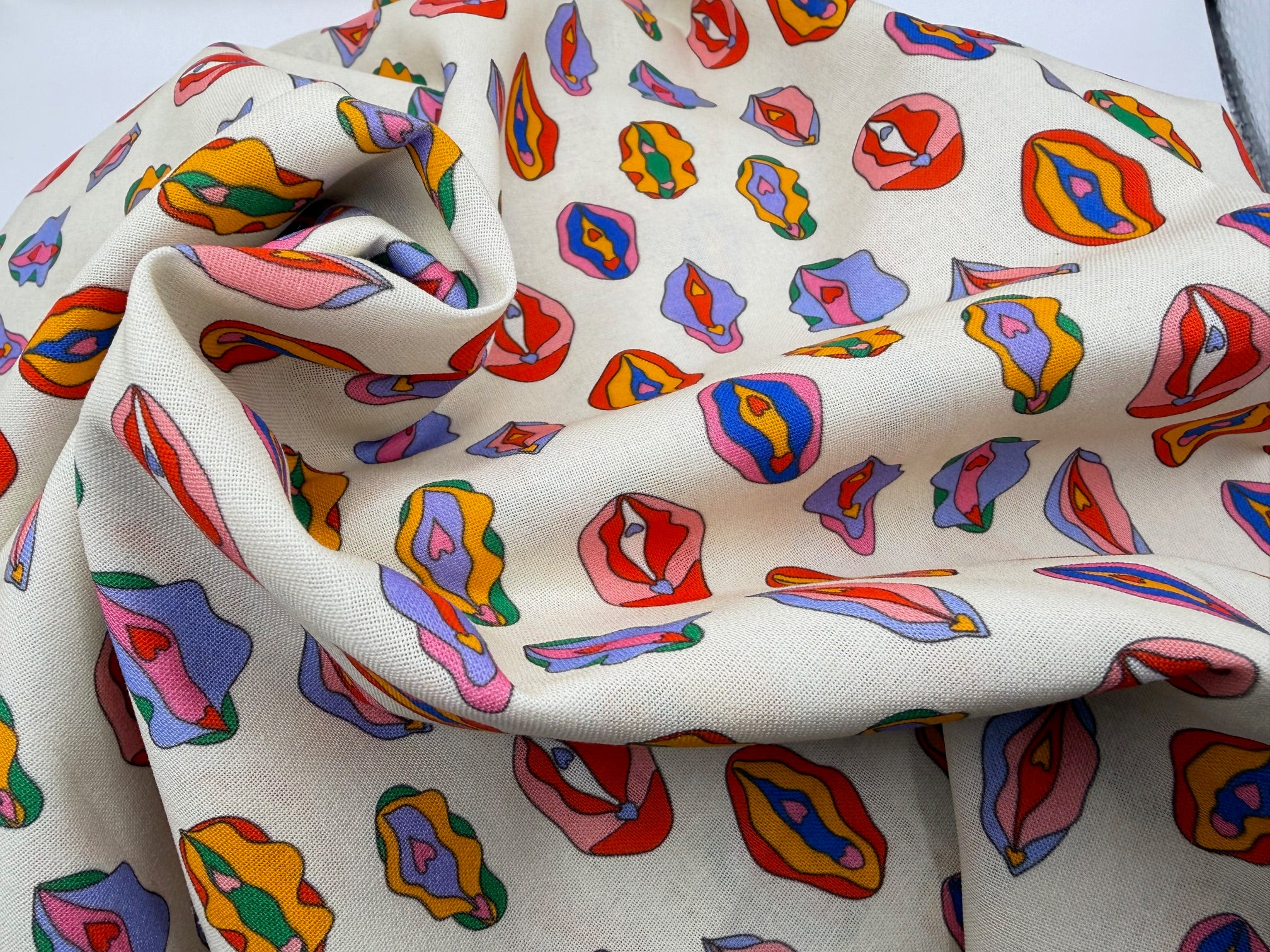 Little Johnny Vajayjay Fabric | Novelty Cotton Print