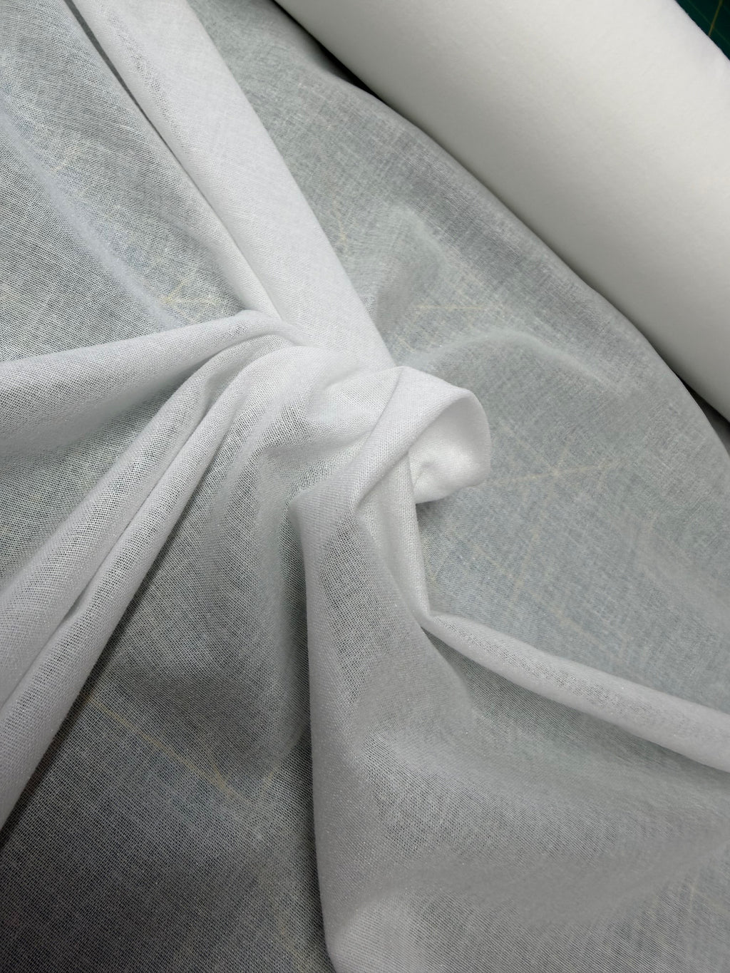 100% Cotton Woven Fusible Interfacing – White (Vlieseline G700 / Pellon SF101 Equivalent)