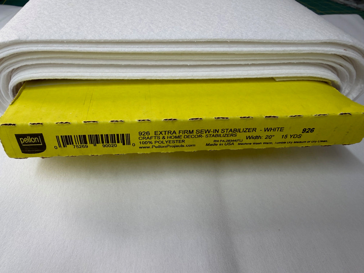 Pellon 926 Extra Firm Sew In Stabiliser – 19″ Wide
