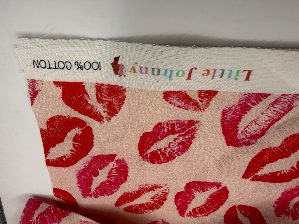 Little Johnny Cotton Kisses Fabric | Cotton Print