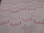 Little Johnny Pink Boobies Fabric | Novelty Cotton Print