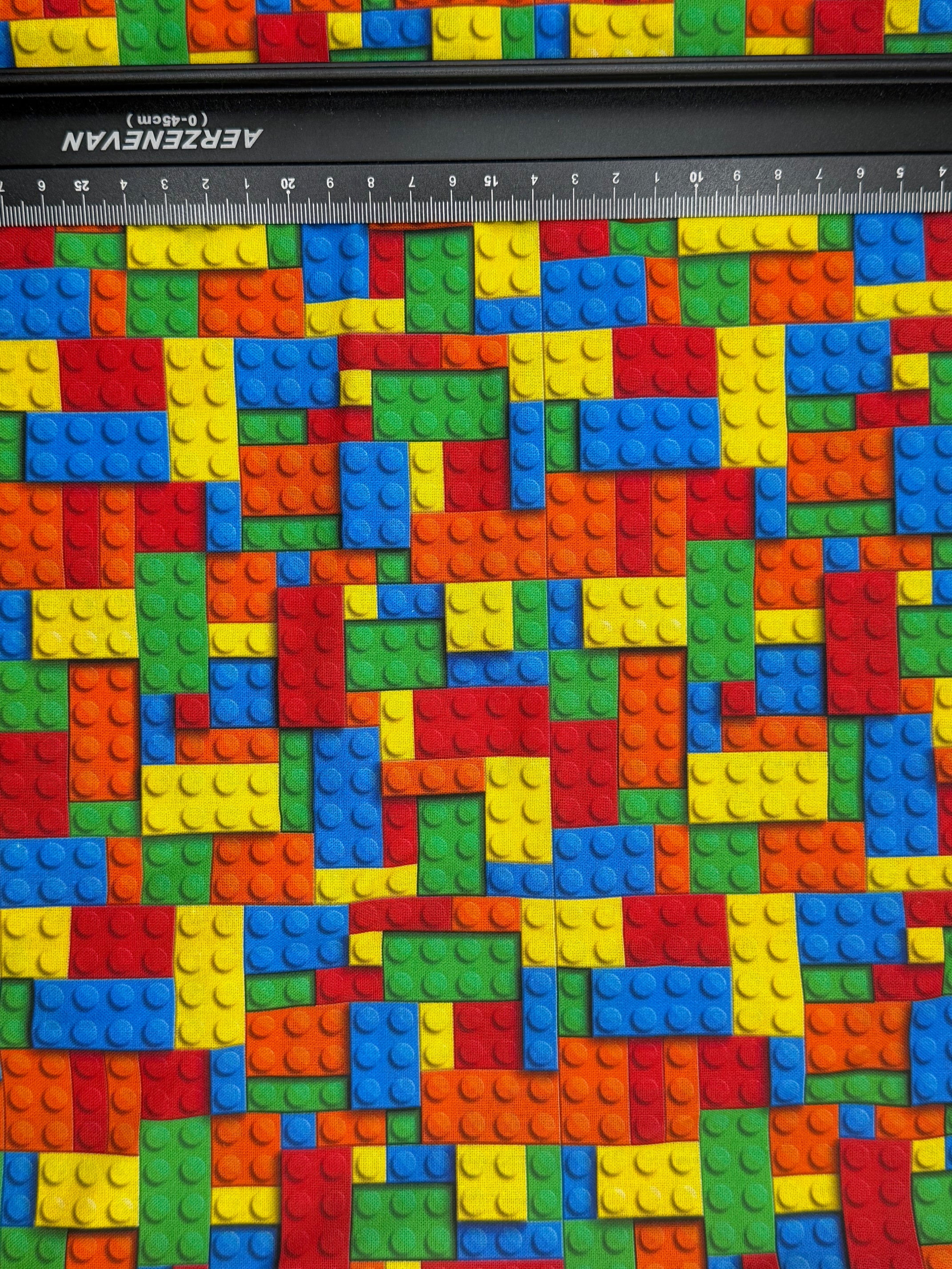 Little Johnny 3D Building Blocks | Cotton Digital Print