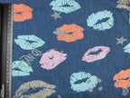 Lips Lacquered Chambray 100% Cotton