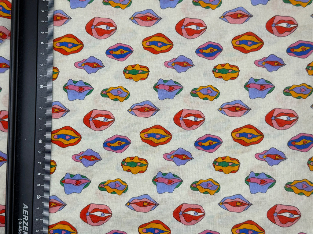 Little Johnny Vajayjay Fabric | Novelty Cotton Print