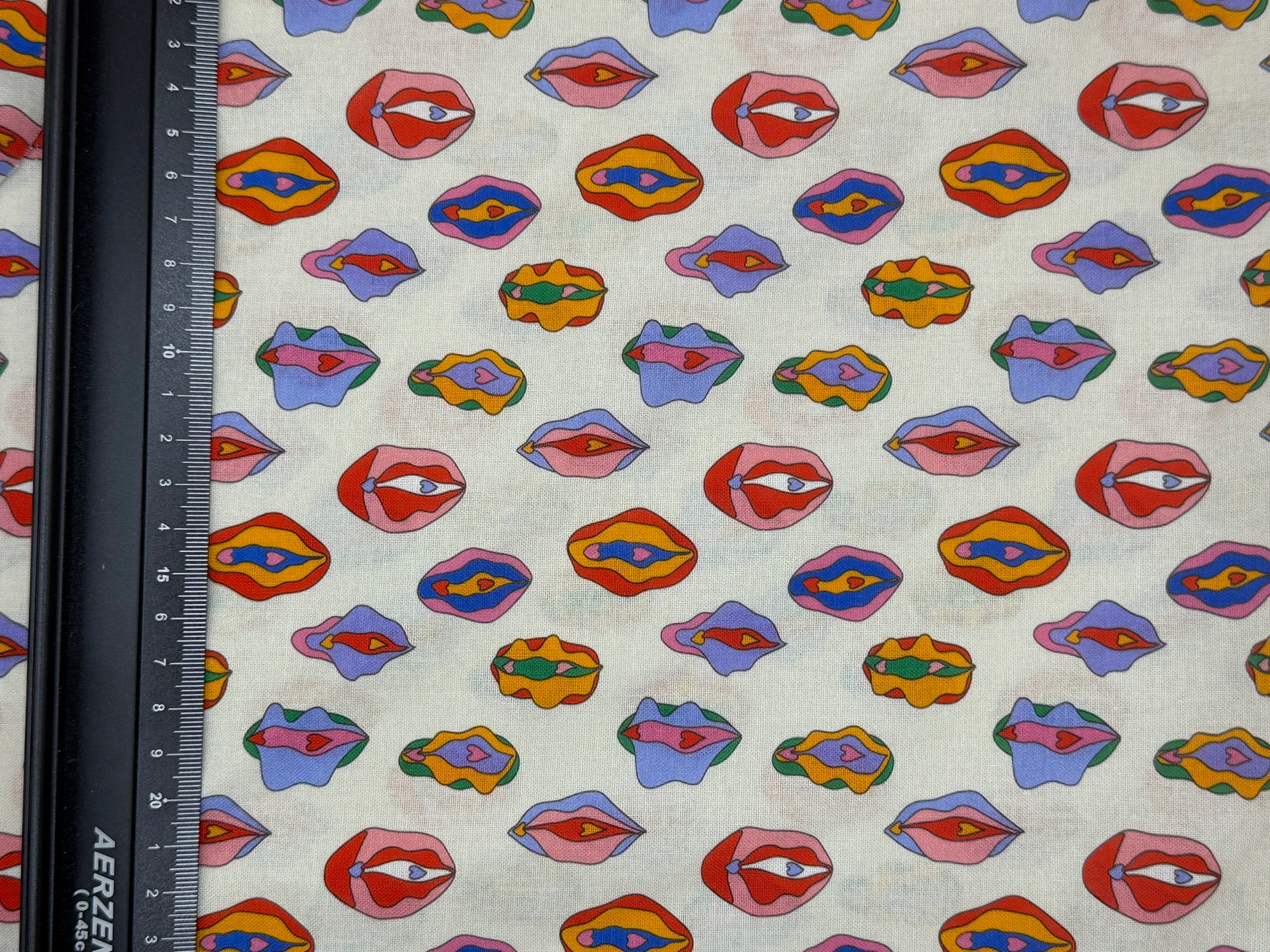 Little Johnny Vajayjay Fabric | Novelty Cotton Print