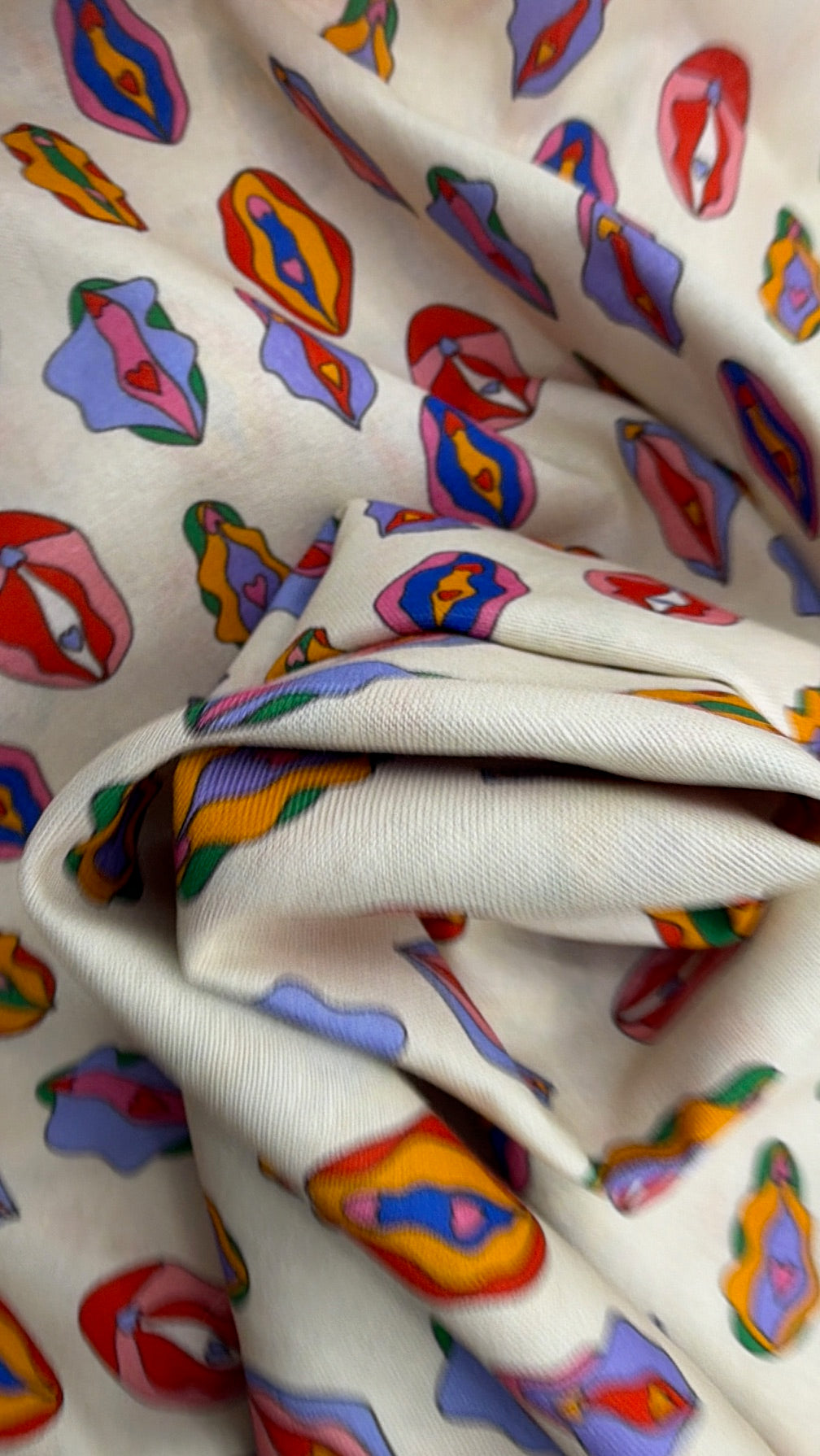 Little Johnny Vajayjay Fabric | Novelty Cotton Print