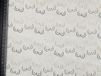 100% cotton fabric with boobs pattern
