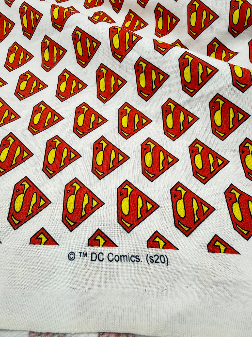 Little Johnny DC Superman Classic Badge | Licensed Digital Print Cotton