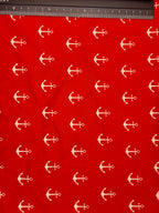 Poppy Europe - Red Anchor Party Printed Cotton