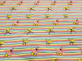 Little Johnny Sponge Bob Rainbow Stripe | Licensed Digital Print Cotton