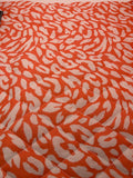 Cotton Pre Quilted Fabric - Coral Animal Print