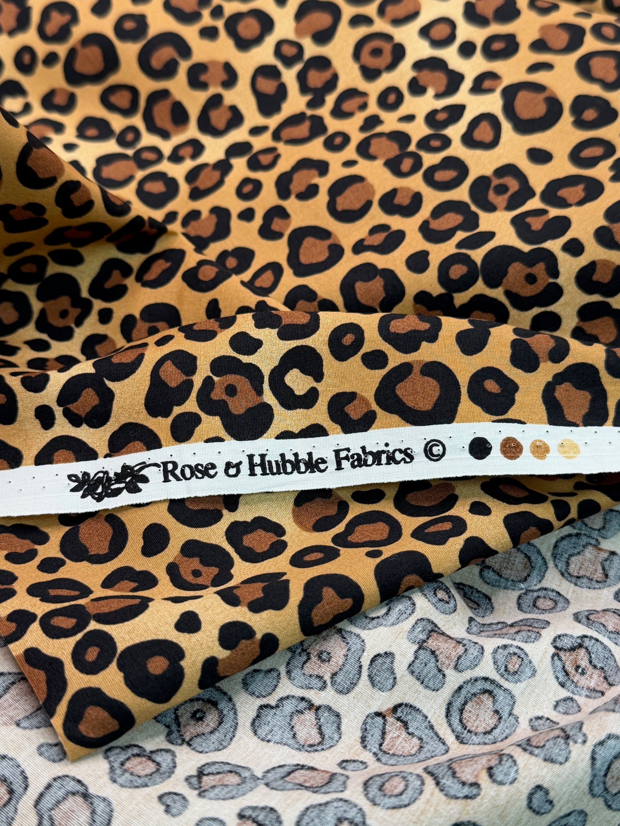 Rose & Hubble Leopard Print | 112cm Wide | Cotton Poplin