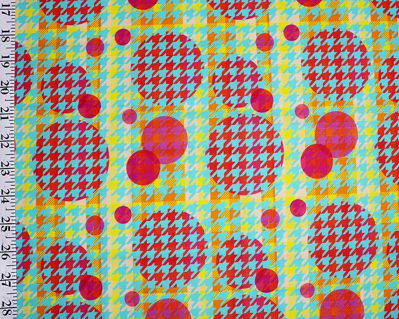 Little Johnny Pop Art Dogtooth | Cotton Print
