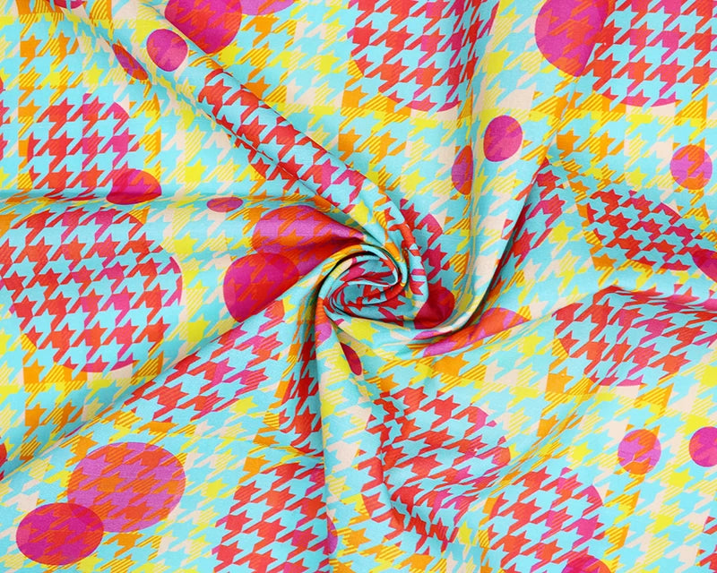 Little Johnny Pop Art Dogtooth | Cotton Print