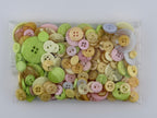 100g Assorted Buttons - Spring Selection