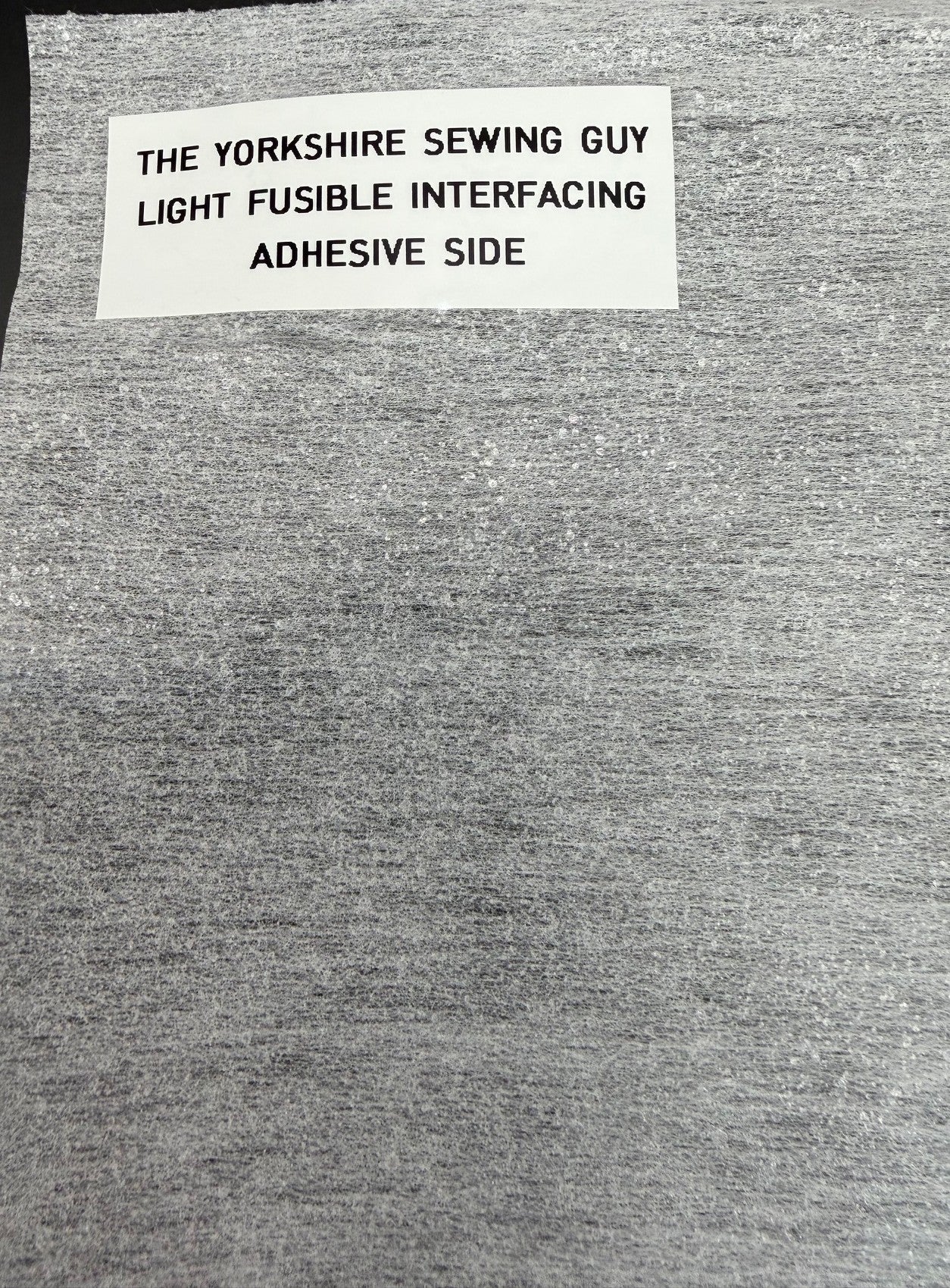 White Fusible Iron-On Interfacing – Light, Medium & Heavy Weight