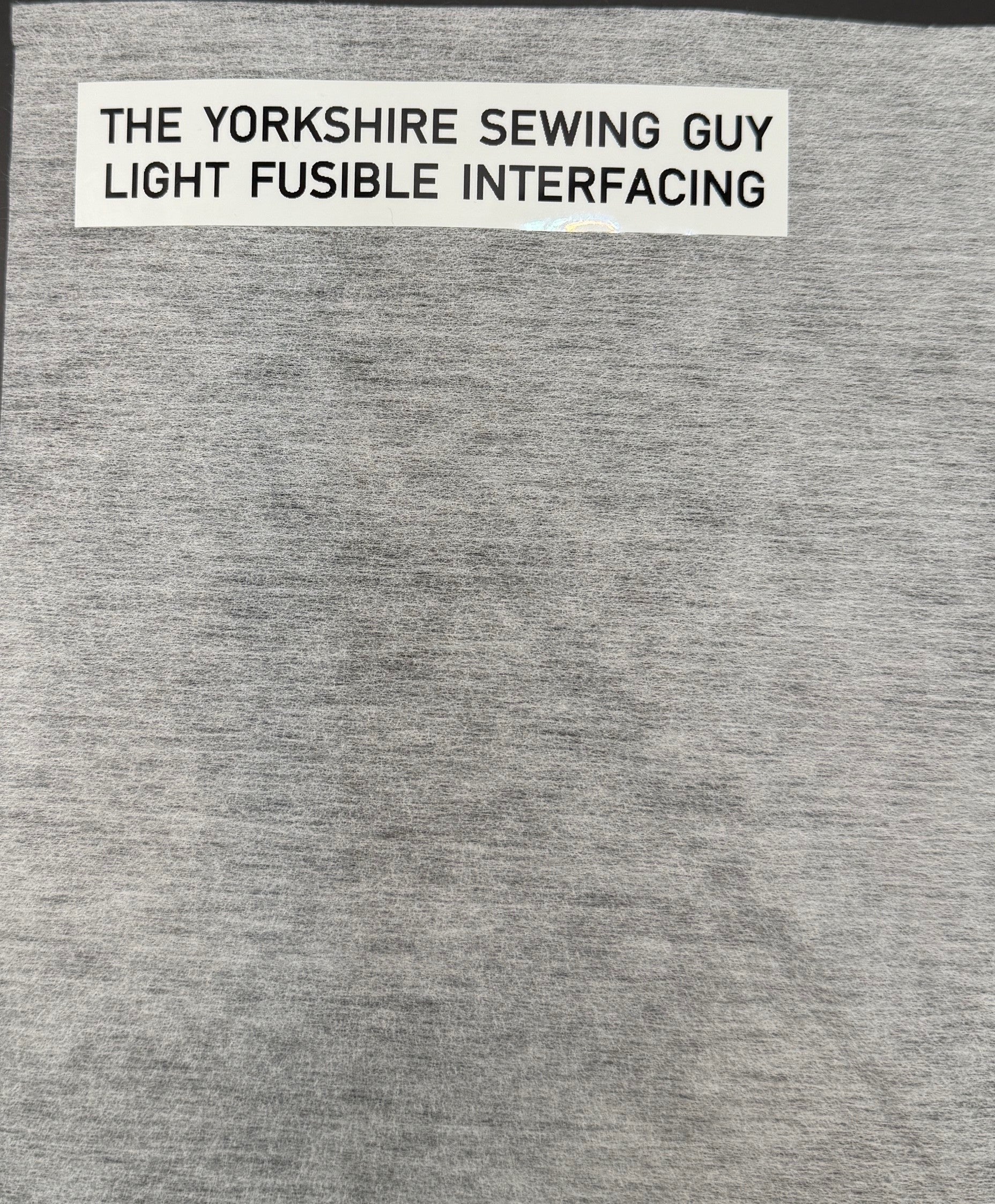 White Fusible Iron-On Interfacing – Light, Medium & Heavy Weight
