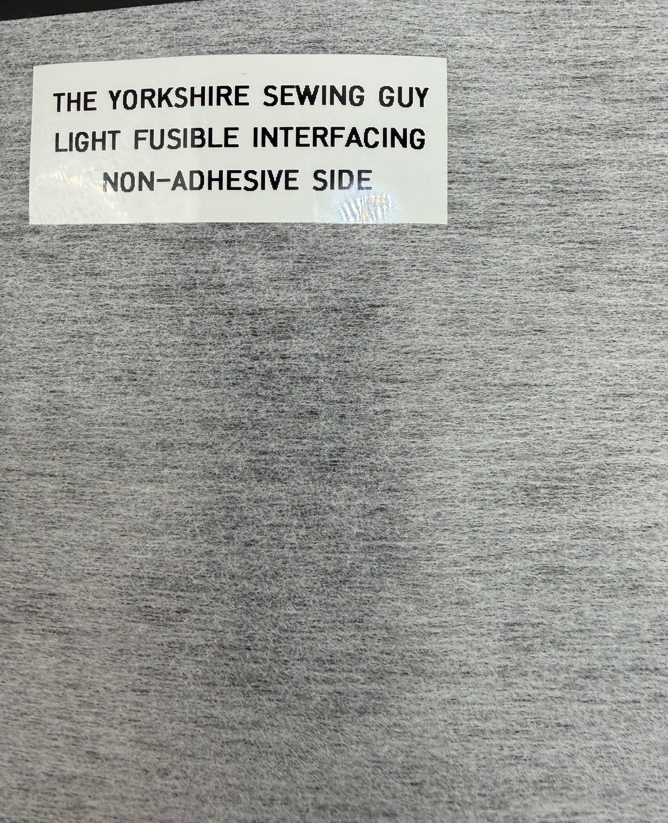 White Fusible Iron-On Interfacing – Light, Medium & Heavy Weight