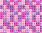 Little Johnny Pink Block Party 100% Cotton Fabric