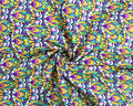 Little Johnny Digital Art Nouveau Multicolour 100% Cotton Fabric