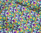 Little Johnny Digital Art Nouveau Multicolour 100% Cotton Fabric
