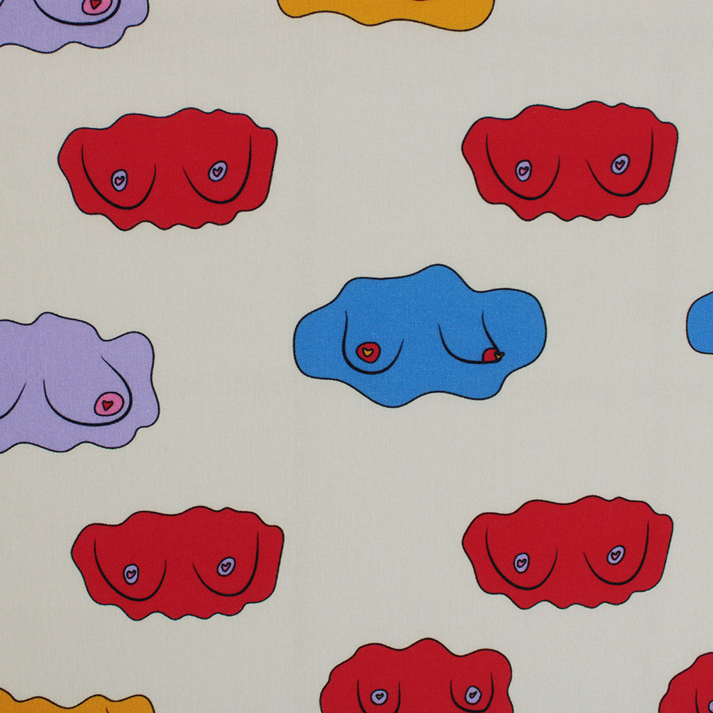 Little Johnny Female Dreams Cream 100% Cotton Fabric