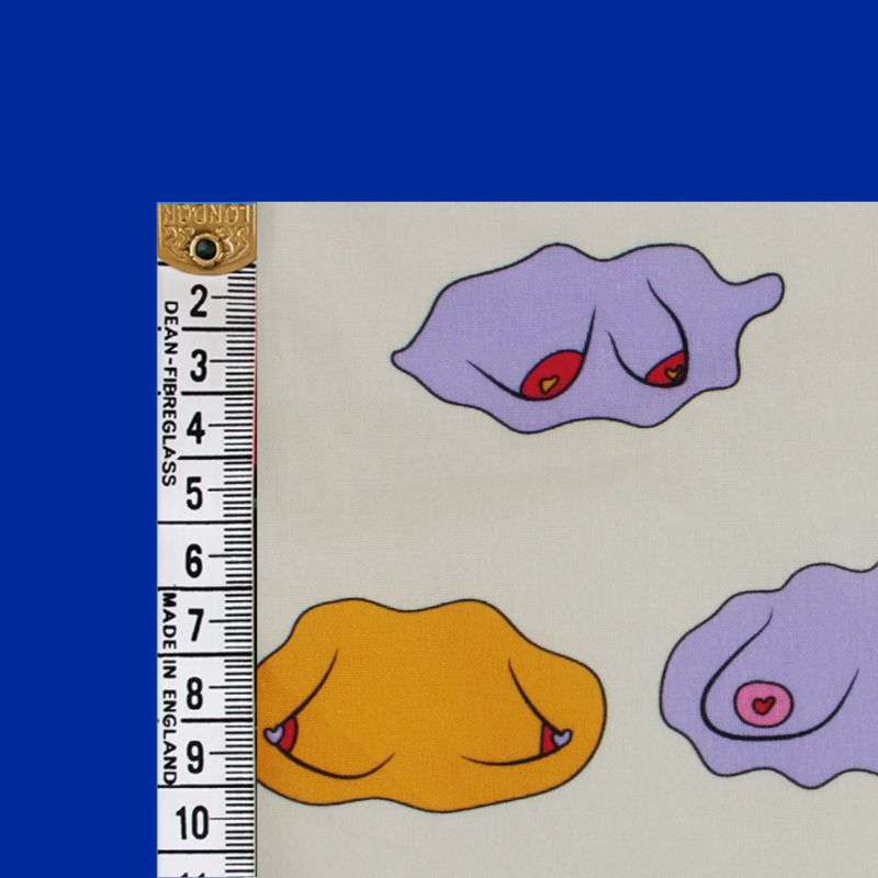 Little Johnny Female Dreams Cream 100% Cotton Fabric