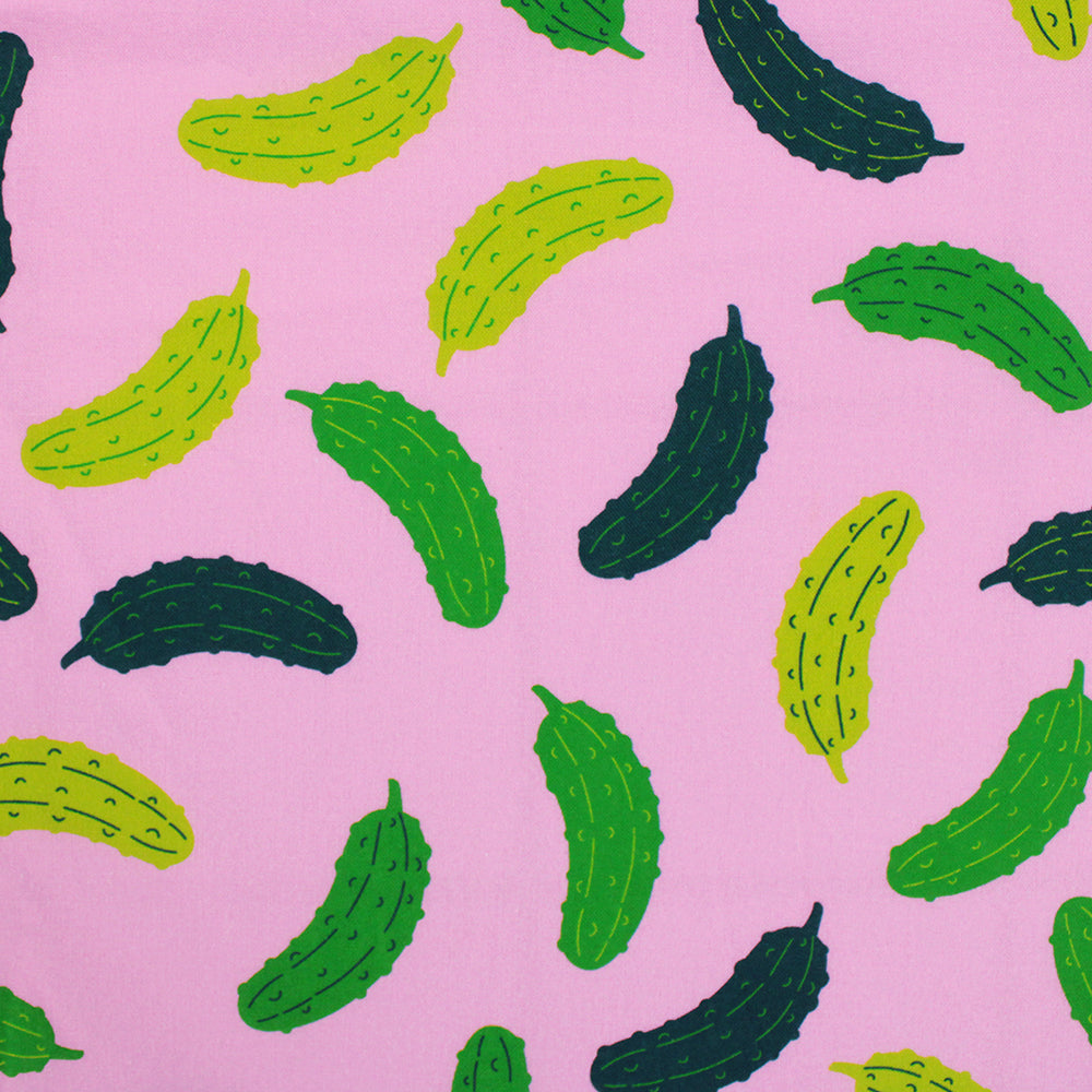 Little Johnny Pickle Paradise Pink 100% Cotton Fabric