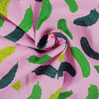 Little Johnny Pickle Paradise Pink 100% Cotton Fabric