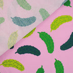 Little Johnny Pickle Paradise Pink 100% Cotton Fabric