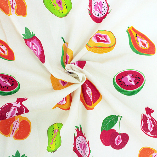 Little Johnny Forbidden Garden Cream 100% Cotton Fabric