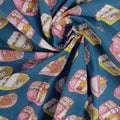 Little Johnny Bento Bliss Navy 100% Cotton Fabric