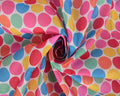 Little Johnny Dot Pop White Polycotton Fabric