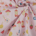 Little Johnny Lucky Charms Pink Polycotton Fabric