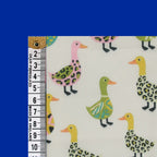 Little Johnny Wild Flock Cream Polycotton Fabric