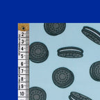 Little Johnny Cookie Dreams Blue Polycotton Fabric