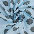 Little Johnny Cookie Dreams Blue Polycotton Fabric