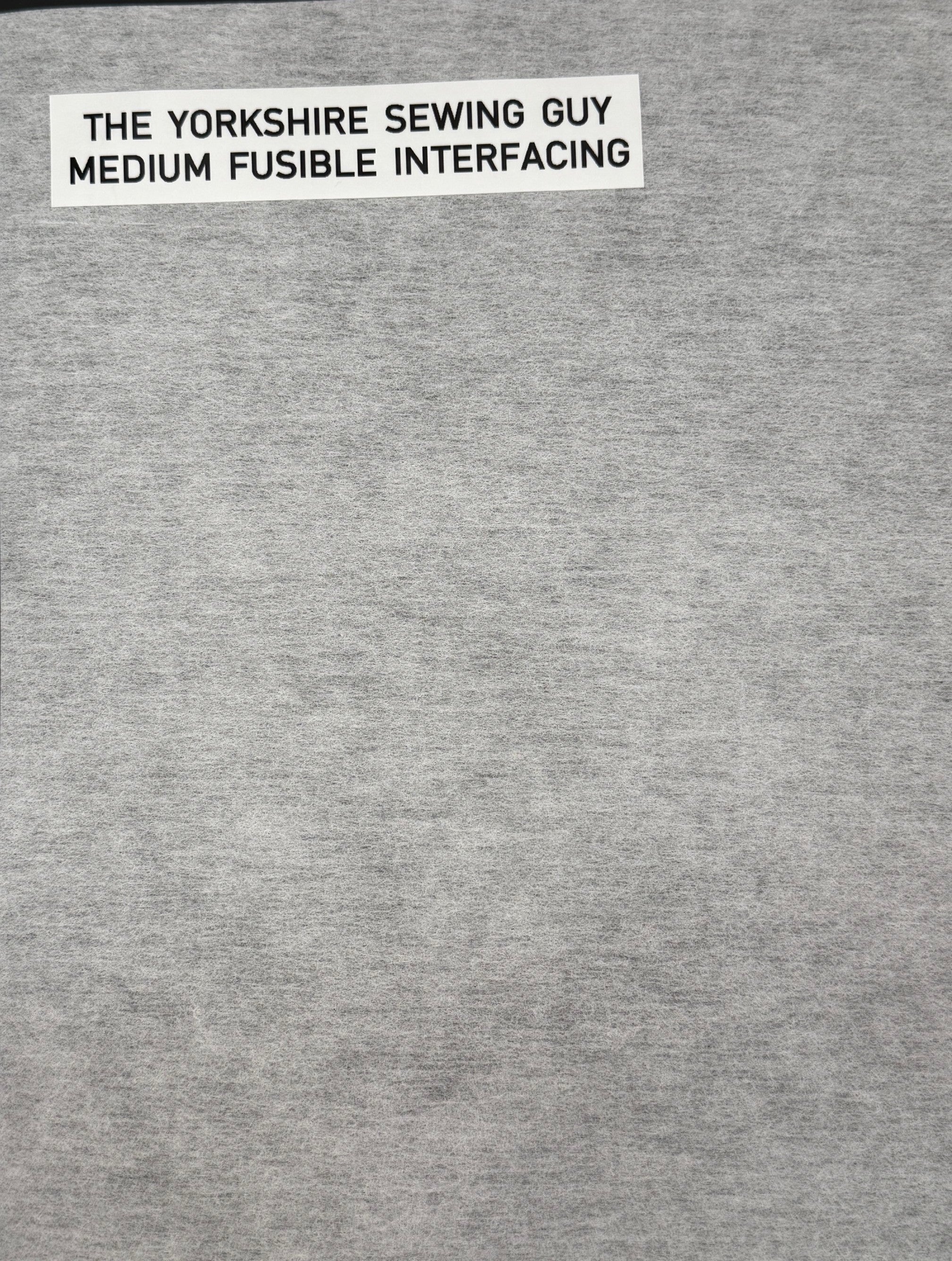 White Fusible Iron-On Interfacing – Light, Medium & Heavy Weight