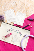 Hawthorn Handmade Modern Mystic Stick & Stitch Embroidery Pack