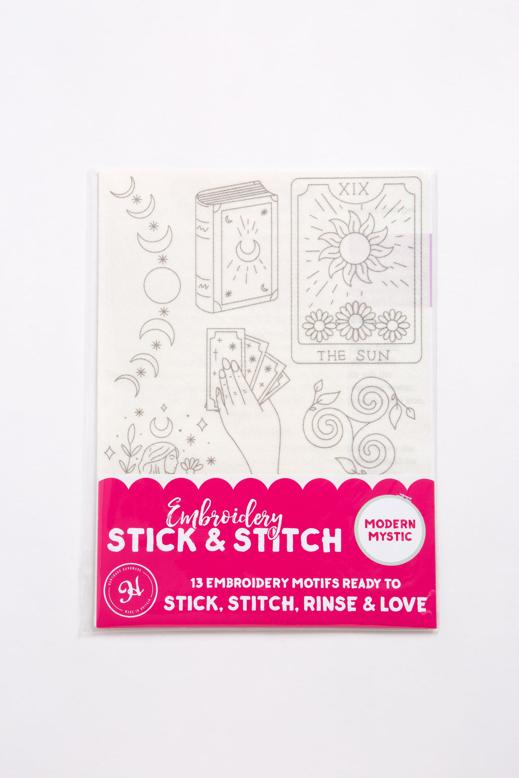 Hawthorn Handmade Modern Mystic Stick & Stitch Embroidery Pack