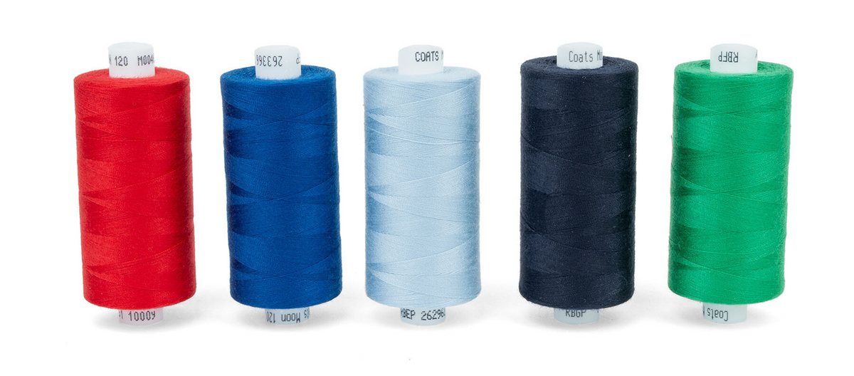 Coats Moon 120 Sewing Thread – 1,000 Yards (914m) - Multiple Colours