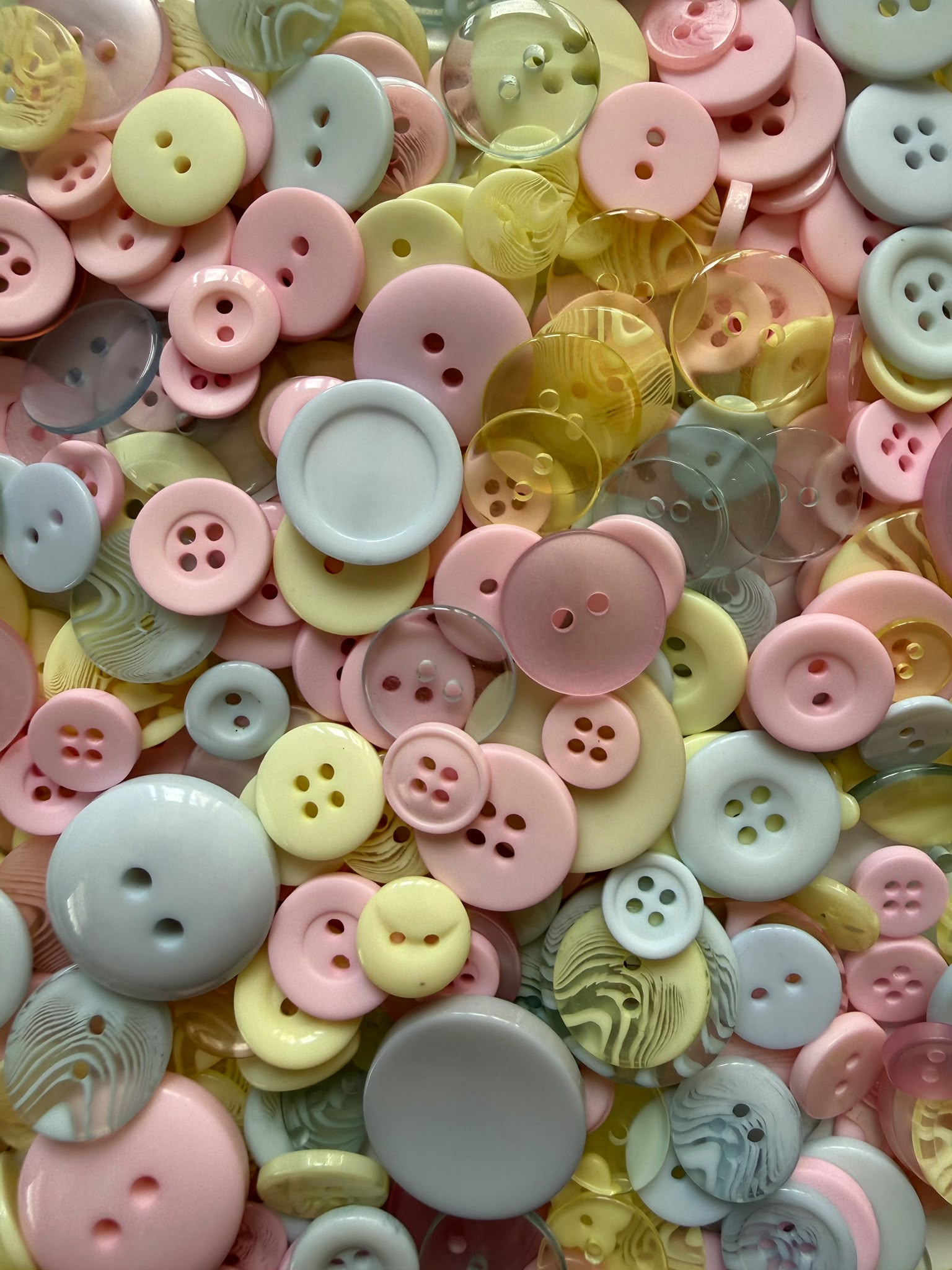 100g Assorted Buttons - Nursery Selection