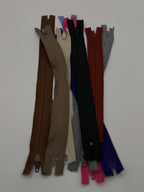 Opti #3 Nylon Zippers – Mixed Colour 10 Pack (18cm–26cm)