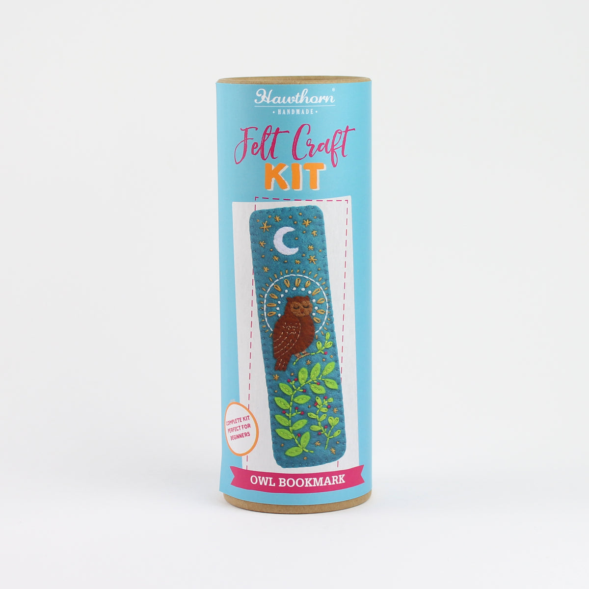 Hawthorn Handmade Owl Bookmark Felt Craft Kit for Beginners