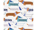 Dachshund Panama Digital Cotton Canvas