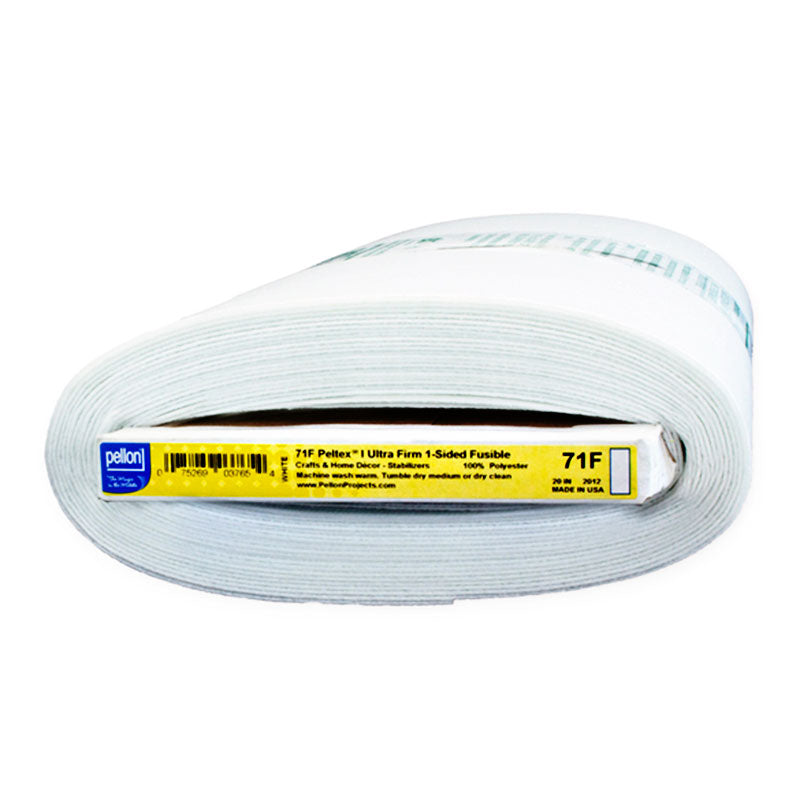 Pellon 71F Peltex® I One-Sided Fusible Ultra Firm Stabilizer – 20″ Wide