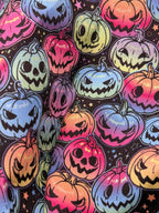 Halloween Pumpkins Polycotton Fabric | 110cm Wide | 90/10 Poly Cotton