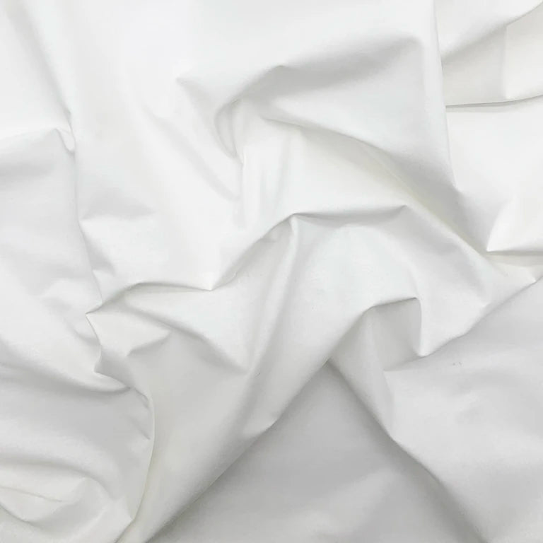 Rose & Hubble Plain Craft Cotton | 112cm Wide | White