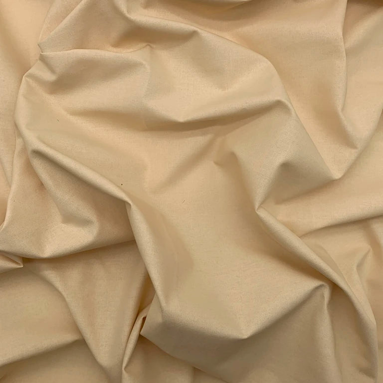 Rose & Hubble Plain Craft Cotton | 112cm Wide | Nude