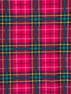 Christmas Red Tartan Polycotton Fabric | 110cm Wide | 80/20 Poly Cotton